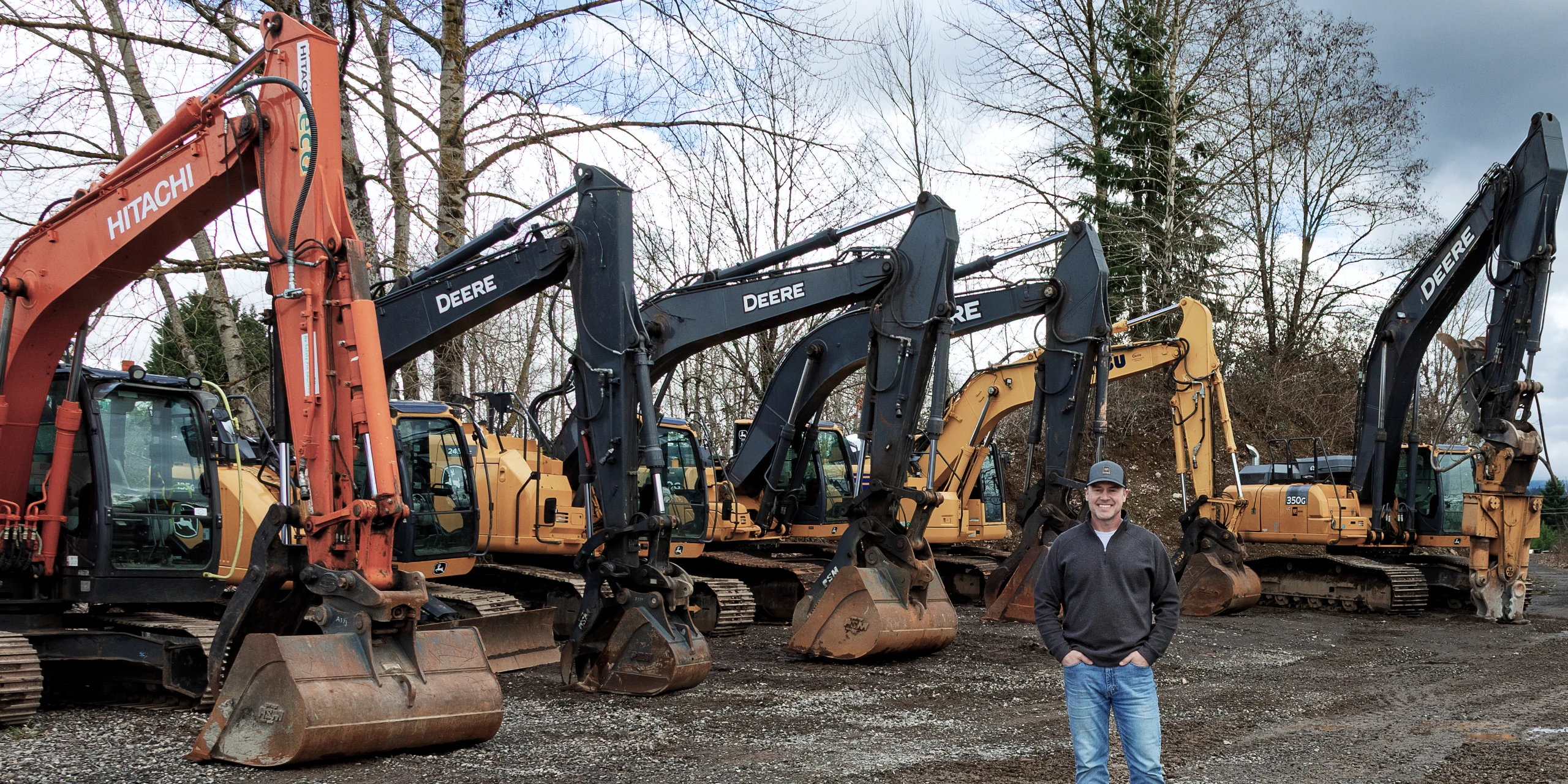 Iron Gate Machinery equipment staged for Pacific Northwest rental support